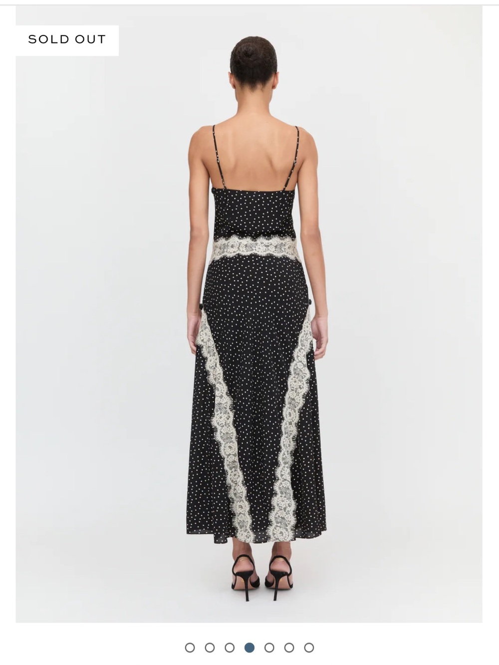 Hill House Francesca Dress in Black Polka Dot - Picture 4 of 8
